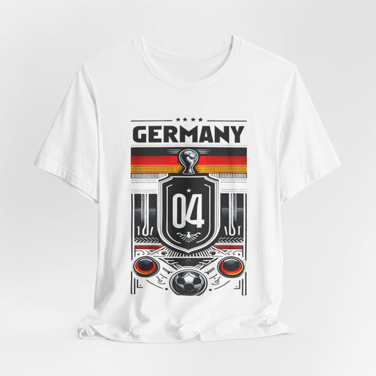 Deutschland Fußball Retro Design - Premium Shirt Unisex